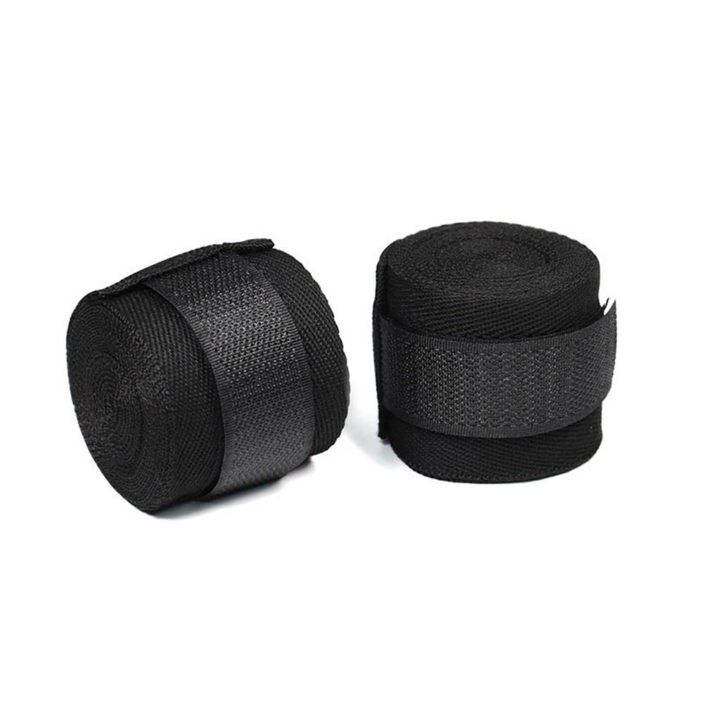 Bandages de Boxe 3 Mètres en Coton Extensible avec Velcro – Soutien Optimal pour Poignets et Confort durant l'Entraînement 0