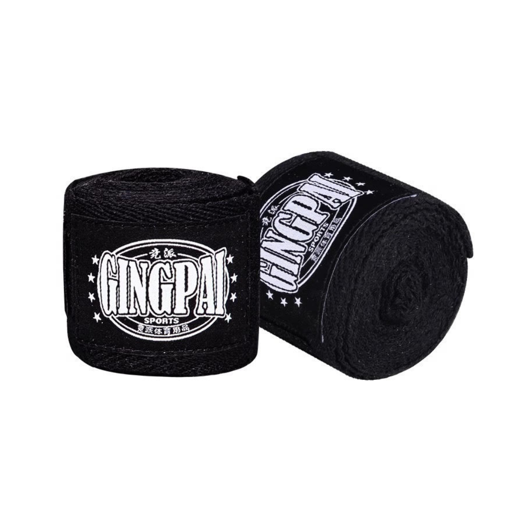 Bandages de Poignet Réglables pour Boxe 5 Mètres en Coton Élastique – Protection et Soutien Noir 0