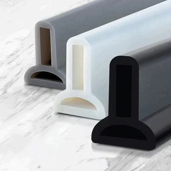 Bande d'Étanchéité en Silicone Flexible pour Portes et Fenêtres - Ruban Adhésif Étanchéité Durable et Facile à Installer 6