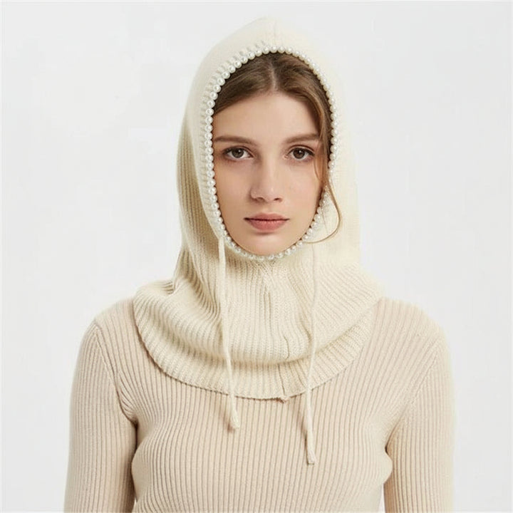 Cappello Invernale Lavorato Maglia Cappuccio Regolabile
