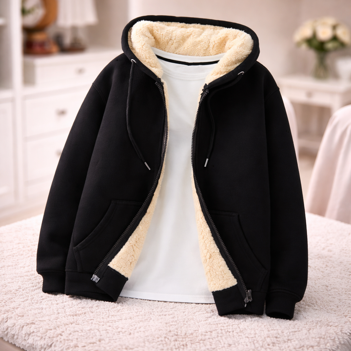 Up Hoodie Jacket Casual Outerwear Hood Cold Weather