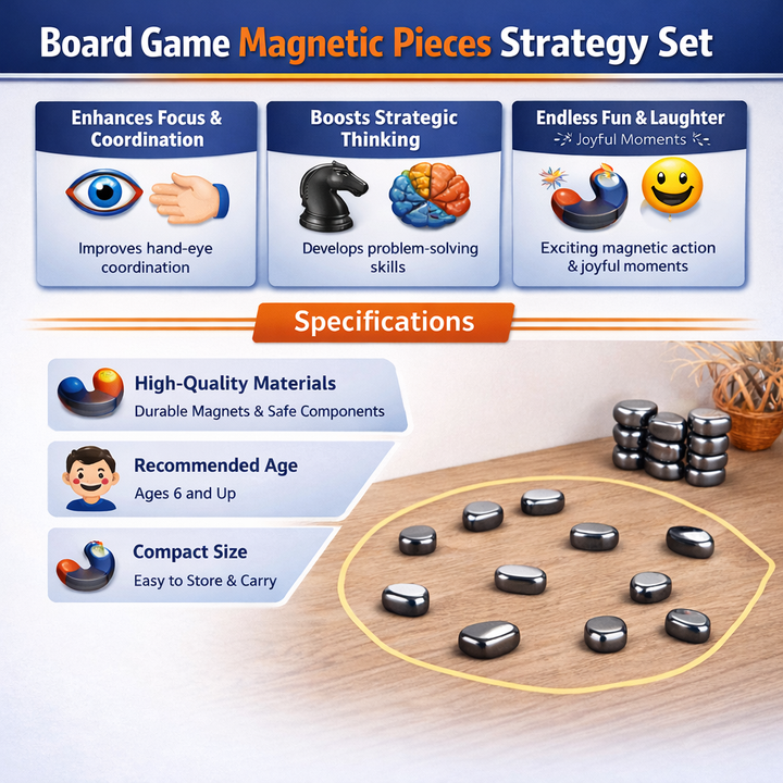 Board Game Magnetic Chess Strategy Set Family