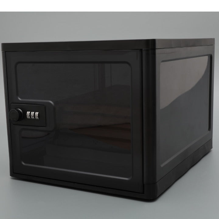 Boîte de Verrouillage pour Réfrigérateur avec Serrure Combinée – Protection Optimale des Aliments, Noir et Blanc, 20,2 x 24 x 31 cm 0