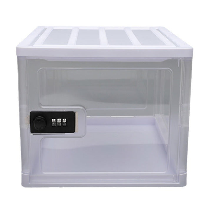 Boîte de Verrouillage pour Réfrigérateur avec Serrure Combinée – Protection Optimale des Aliments, Noir et Blanc, 20,2 x 24 x 31 cm 2