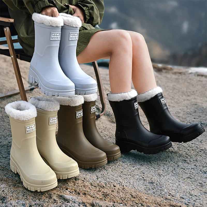 Bottes d'Hiver Femme Imperméables avec Doublure Thermique et Semelle Antidérapante – Confort et Style 1