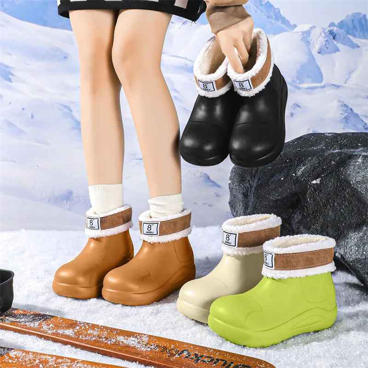 Bottes de Neige Femme Imperméables et Isolées – Confort Optimal en Hiver, Semelle Antidérapante, Design Élégant 1