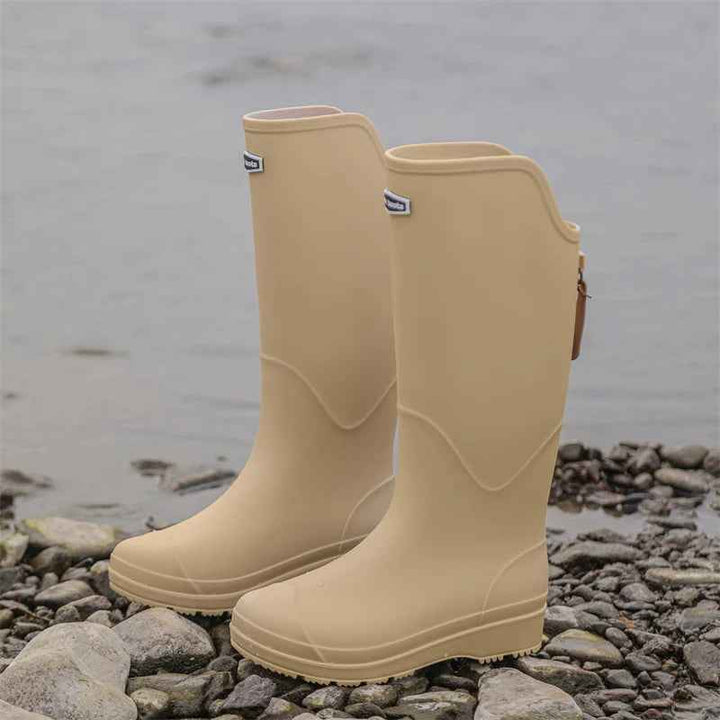 Bottes de Pluie Femme Imperméables en Caoutchouc Hautes – Confort et Style pour Activités Extérieures 0
