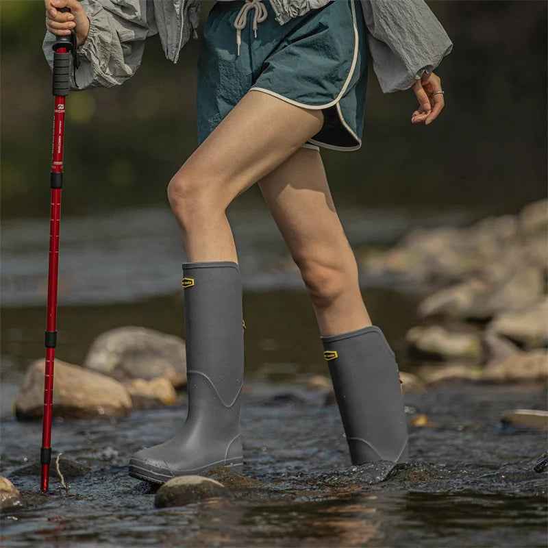 Bottes de Pluie Femme Imperméables en Caoutchouc Hautes – Confort et Style pour Activités Extérieures 3