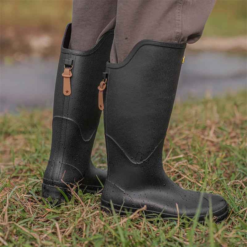 Bottes de Pluie Femme Imperméables en Caoutchouc Hautes – Confort et Style pour Activités Extérieures 6