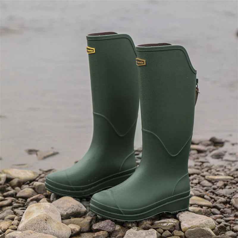 Bottes de Pluie Femme Imperméables en Caoutchouc Hautes – Confort et Style pour Activités Extérieures 9