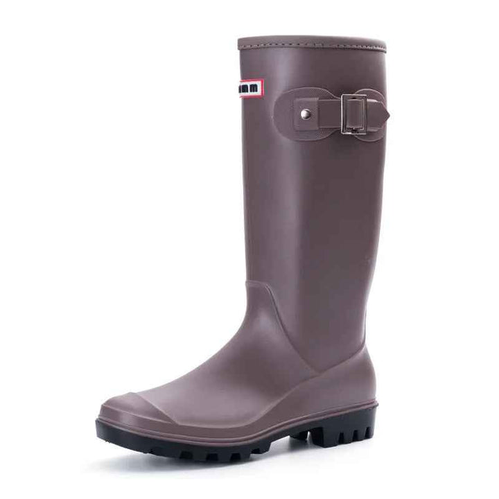 Bottes de Pluie Femme Imperméables en Caoutchouc avec Doublure en Fausse Fourrure – Confort et Élégance, Semelle Antidérapante 0