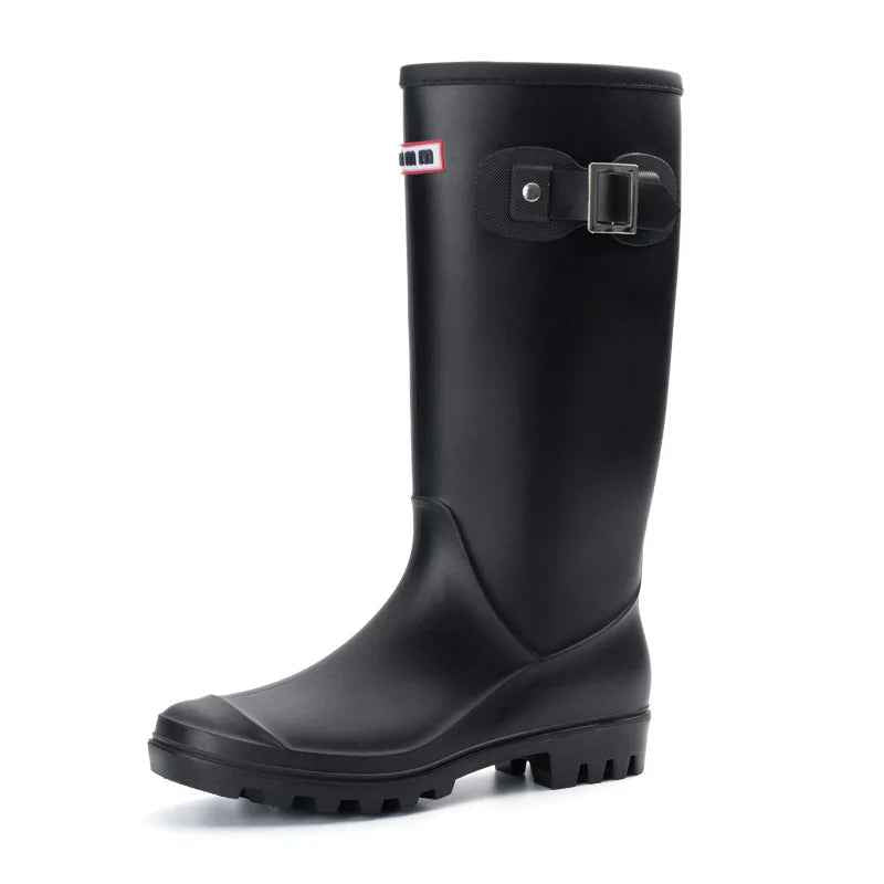 Bottes de Pluie Femme Imperméables en Caoutchouc avec Doublure en Fausse Fourrure – Confort et Élégance, Semelle Antidérapante 6