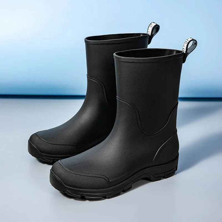 Bottes de Pluie Femme Mi-Mollet Imperméables et Antidérapantes en Caoutchouc – Confort Léger et Adhérence Optimale 9