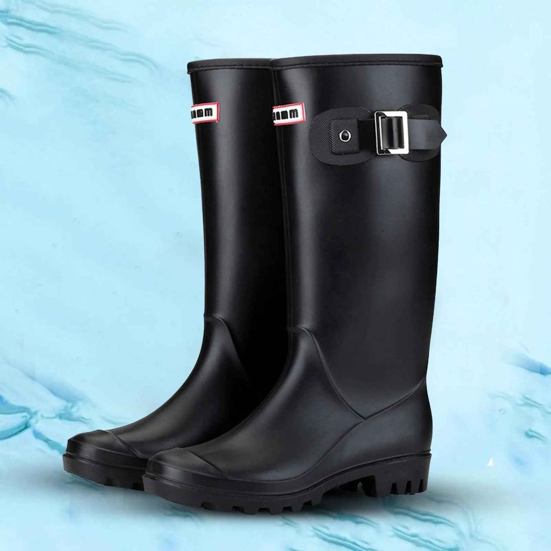 Bottes de Pluie Hautes Imperméables en Caoutchouc pour Femmes – Élégantes et Pratiques 2