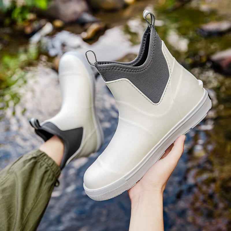 Bottes de Pluie Imperméables Femme en Caoutchouc – Confort Élégant et Design Durable pour Activités Extérieures 1