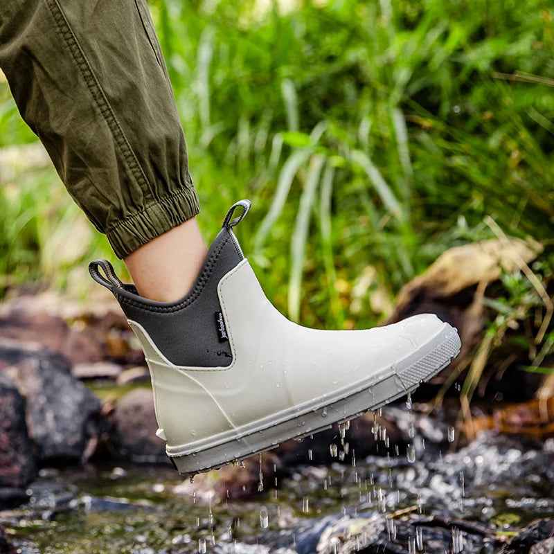Bottes de Pluie Imperméables Femme en Caoutchouc – Confort Élégant et Design Durable pour Activités Extérieures 2