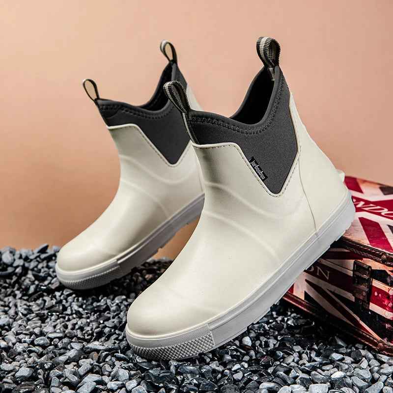 Bottes de Pluie Imperméables Femme en Caoutchouc – Confort Élégant et Design Durable pour Activités Extérieures 7