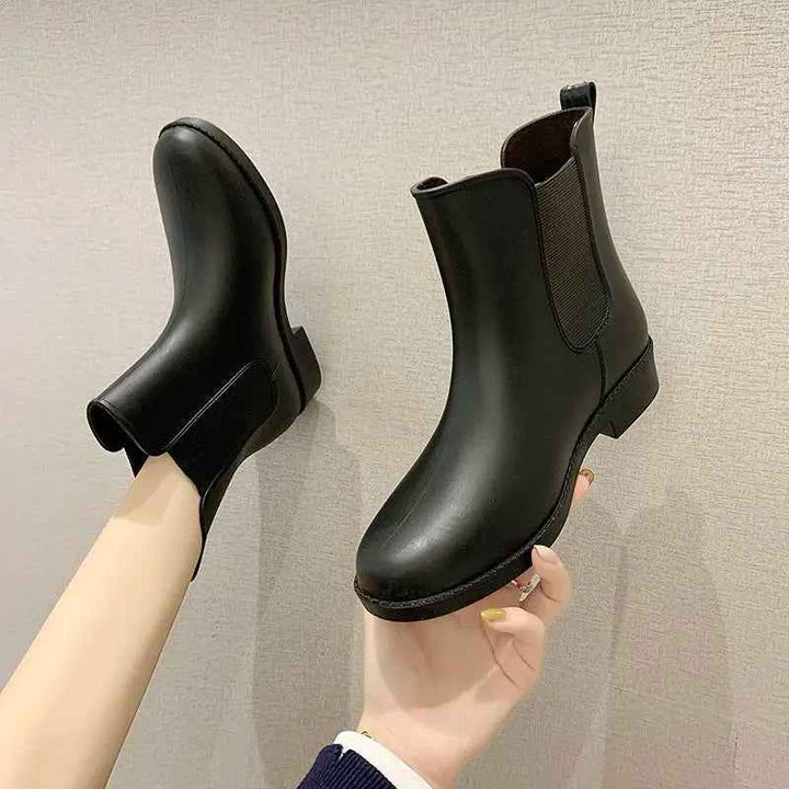 Bottes de Pluie Imperméables à Enfiler pour Femmes – Confort et Style 0