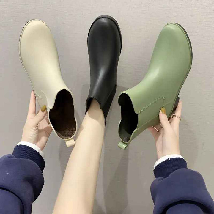 Bottes de Pluie Imperméables à Enfiler pour Femmes – Confort et Style 2