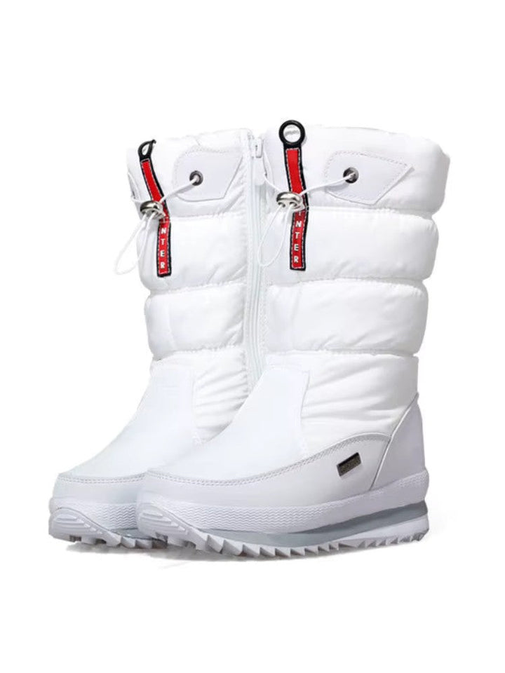 Bottes de neige imperméables pour femmes - Chaudes et élégantes pour les journées d'hiver 2