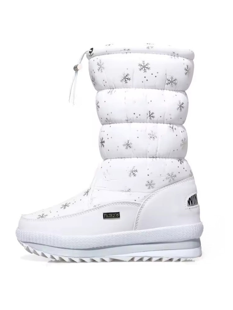 Bottes de neige imperméables pour femmes - Chaudes et élégantes pour les journées d'hiver 3