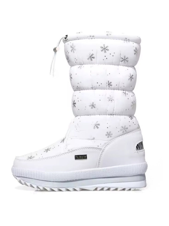 Bottes de neige imperméables pour femmes - Chaudes et élégantes pour les journées d'hiver 3
