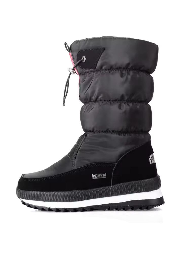 Bottes de neige imperméables pour femmes - Chaudes et élégantes pour les journées d'hiver 4