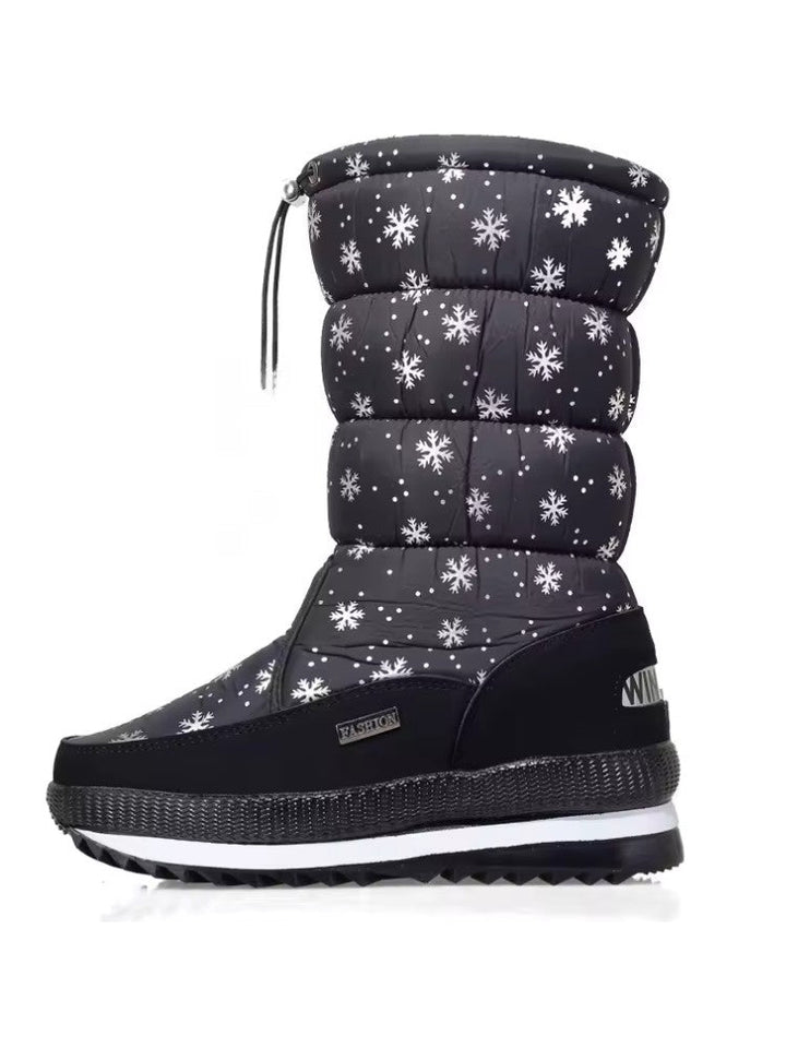 Bottes de neige imperméables pour femmes - Chaudes et élégantes pour les journées d'hiver 5