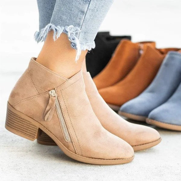 Bottes en Cuir Femme avec Support Anatomique de la Voûte Plantaire – Élégance et Confort au Quotidien 2