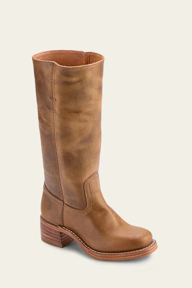 Bottes en Cuir Noires Femme avec Talon Bloc – Élégantes et Durables pour Hiver et Automne 1