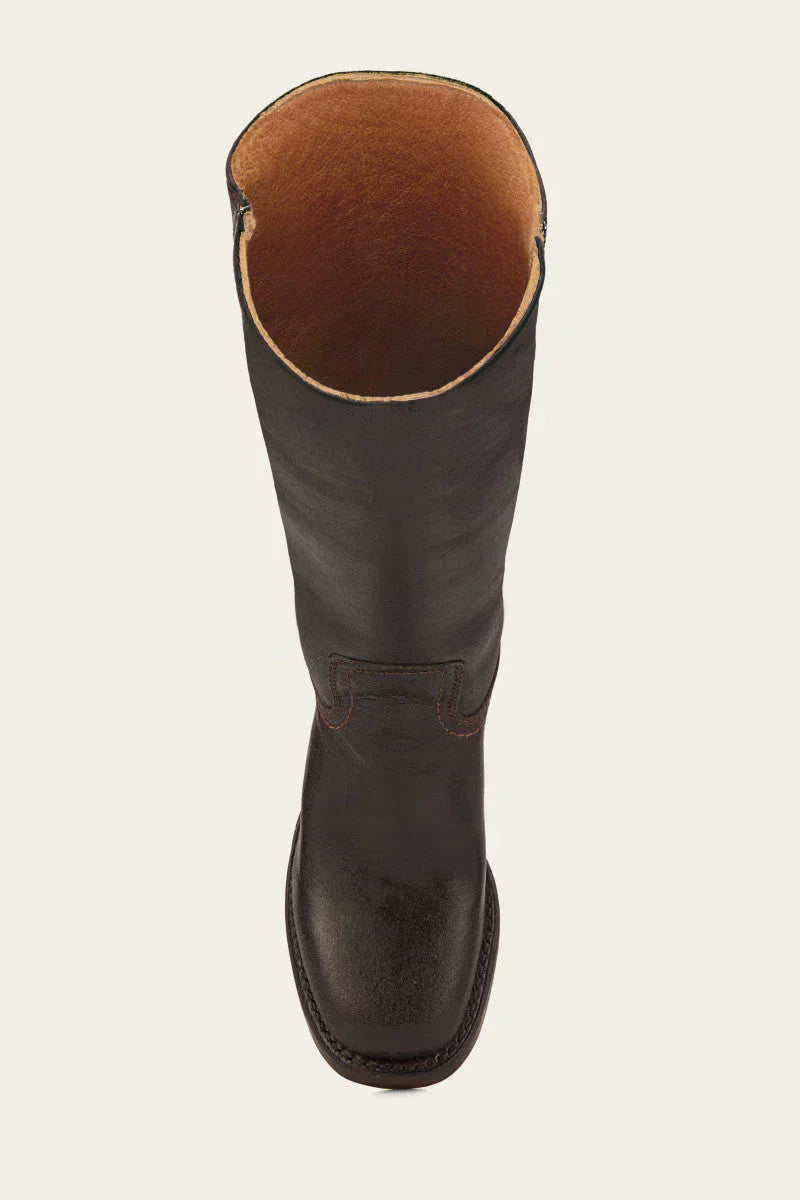 Bottes en Cuir Noires Femme avec Talon Bloc – Élégantes et Durables pour Hiver et Automne 4