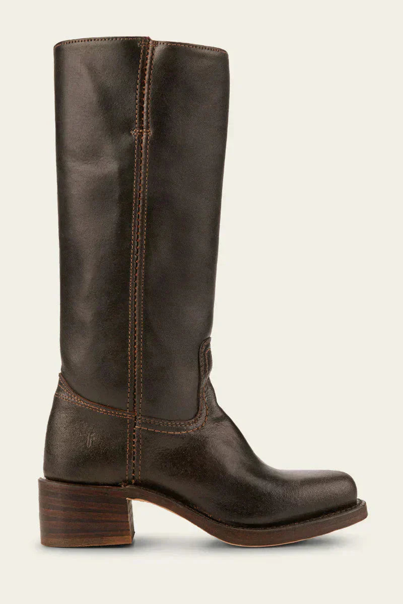 Bottes en Cuir Noires Femme avec Talon Bloc – Élégantes et Durables pour Hiver et Automne 5