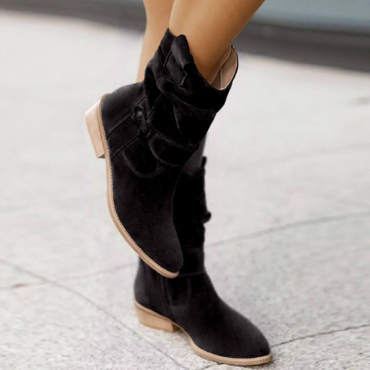 Bottines Femme en Daim Marron Confortables et Élégantes pour un Usage Quotidien - Style Intemporel et Polyvalent 3