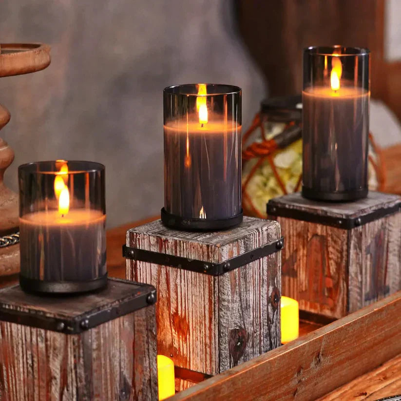 Bougie LED Élégante Sans Fil - Bougies Électriques Sécurisées Pour Une Ambiance Chaleureuse 2