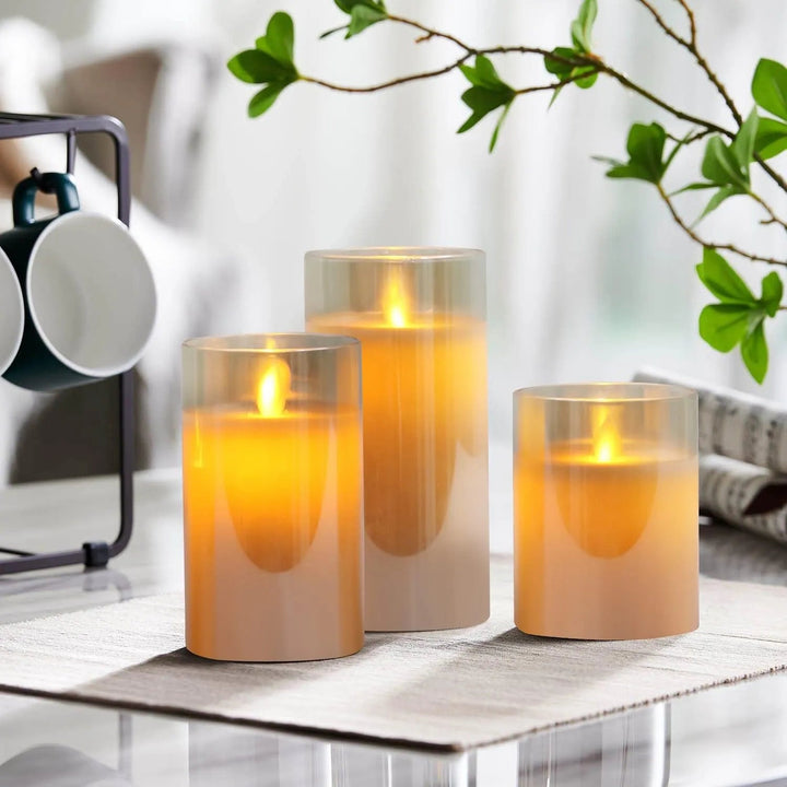 Bougie LED Élégante Sans Fil - Bougies Électriques Sécurisées Pour Une Ambiance Chaleureuse 3