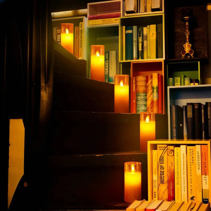 Bougie LED Élégante Sans Fil - Bougies Électriques Sécurisées Pour Une Ambiance Chaleureuse 4