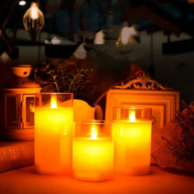 Bougie LED Élégante Sans Fil - Bougies Électriques Sécurisées Pour Une Ambiance Chaleureuse 5