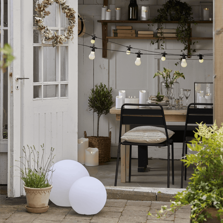 Bougie Pilier LED Blanche avec Trois Flammes Réalistes – Éclairage Élégant et Sûr pour Intérieur 3