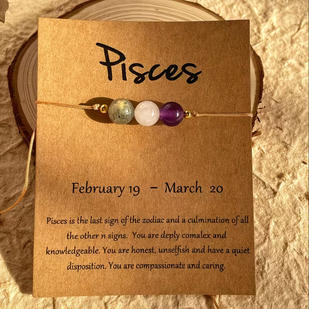 Bracelet Mothers Day Zodiac Birthstone Adjustable Gift Set