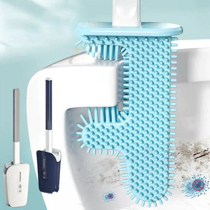 Brosse WC Incurvée en Plastique – Nettoyage Efficace et Design Moderne pour Toilettes 1