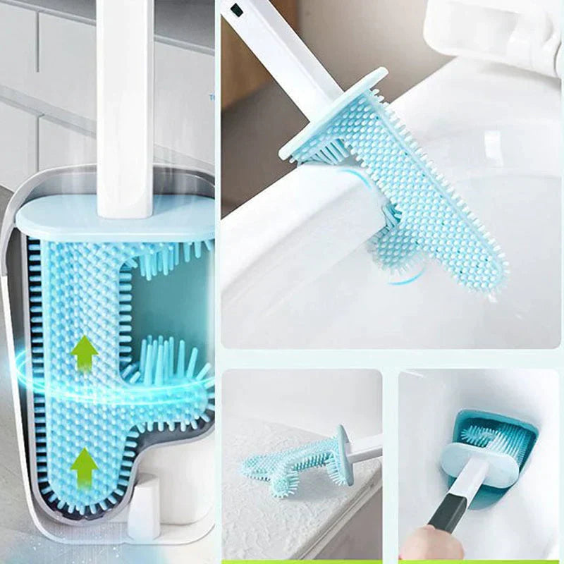 Brosse WC Incurvée en Plastique – Nettoyage Efficace et Design Moderne pour Toilettes 2