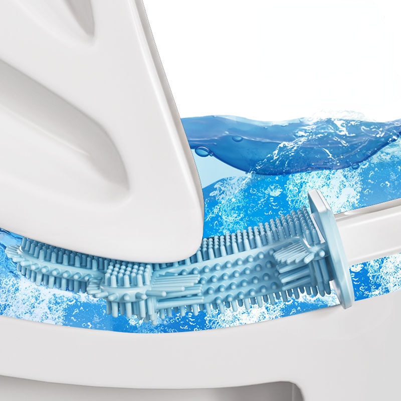 Brosse WC Incurvée en Plastique – Nettoyage Efficace et Design Moderne pour Toilettes 3