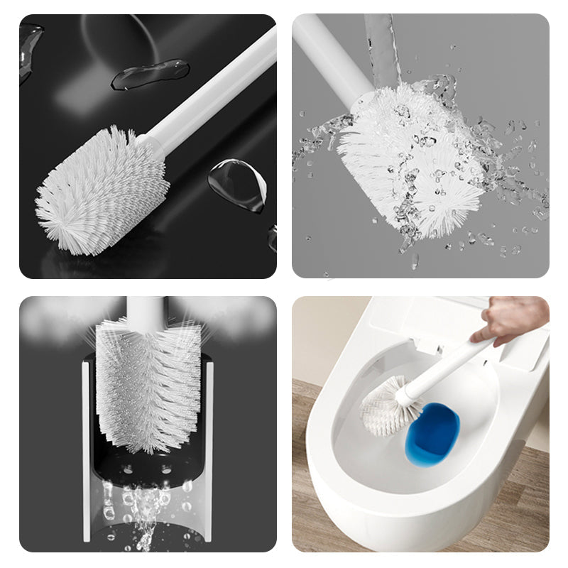 Brosse WC Pivotante en Métal – Brosse de Toilette Élégante et Durable pour un Nettoyage Efficace 4