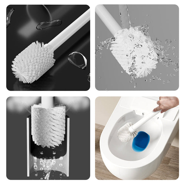 Brosse WC Pivotante en Métal – Brosse de Toilette Élégante et Durable pour un Nettoyage Efficace 4