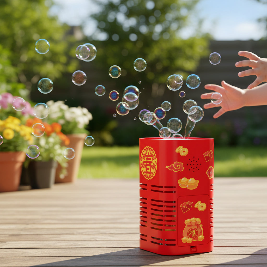 Bubble Machine Kids Automatic Bubble Maker Lights