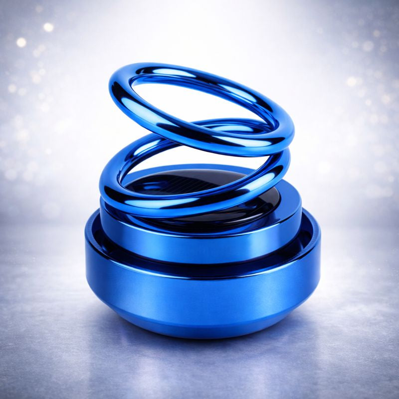 Car Air Freshener Solar Rotating Aromatherapy