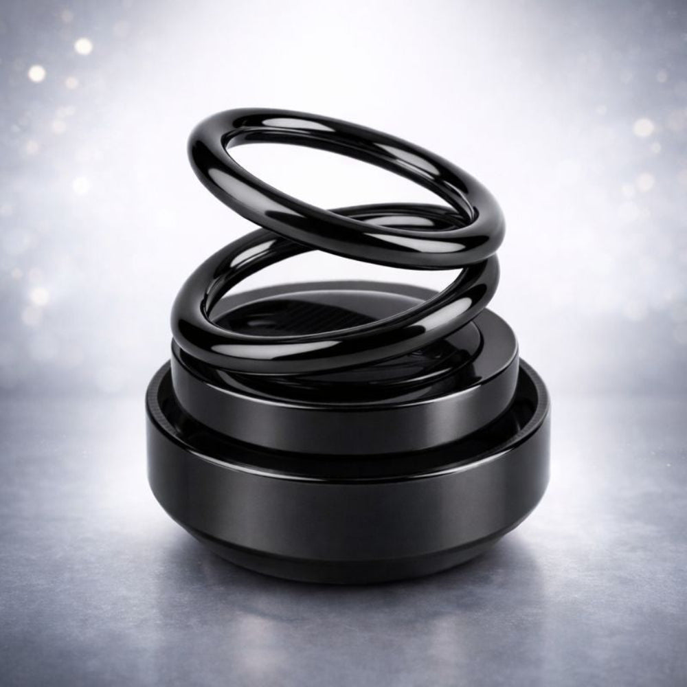 Car Air Freshener Solar Rotating Aromatherapy