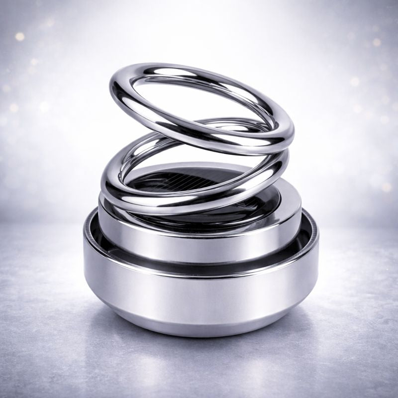 Car Air Freshener Solar Rotating Aromatherapy