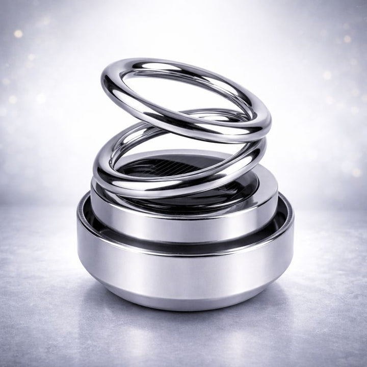 Car Air Freshener Solar Rotating Aromatherapy