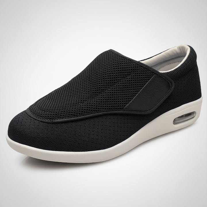 Wide Walking Shoes Mens Slip On Memory Foam Comfort Shoes
